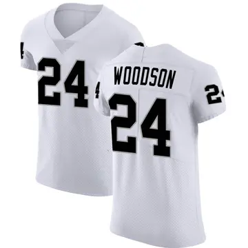 Nike Charles Woodson Men's Elite Las Vegas Raiders White Vapor Untouchable Jersey
