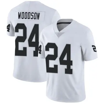 Nike Charles Woodson Men's Limited Las Vegas Raiders White Vapor Untouchable Jersey