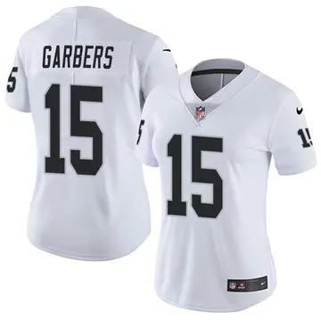 Nike Chase Garbers Women's Limited Las Vegas Raiders White Vapor Untouchable Jersey