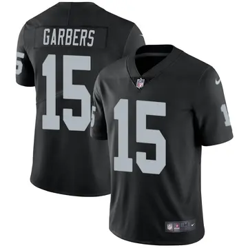Nike Chase Garbers Youth Limited Las Vegas Raiders Black Team Color Vapor Untouchable Jersey