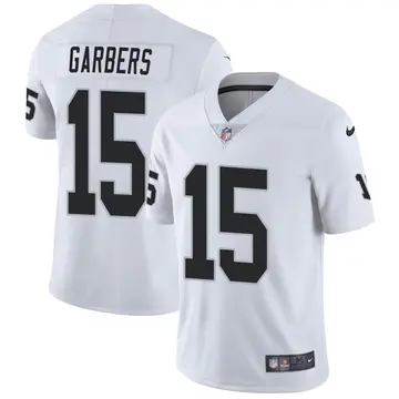 Nike Chase Garbers Youth Limited Las Vegas Raiders White Vapor Untouchable Jersey