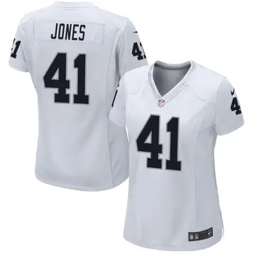 Nike Chris Jones Women's Game Las Vegas Raiders White Jersey