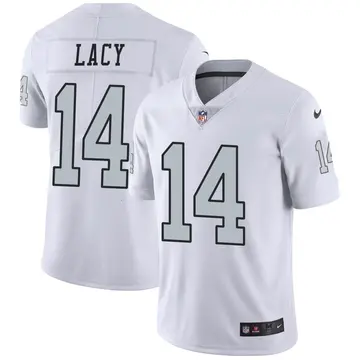 Nike Chris Lacy Youth Limited Las Vegas Raiders White Color Rush Jersey