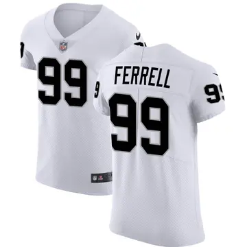 Nike Clelin Ferrell Men's Elite Las Vegas Raiders White Vapor Untouchable Jersey