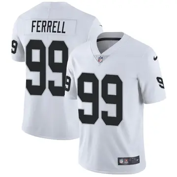 Nike Clelin Ferrell Men's Limited Las Vegas Raiders White Vapor Untouchable Jersey
