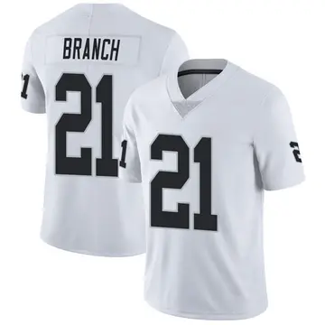 Nike Cliff Branch Youth Limited Las Vegas Raiders White Vapor Untouchable Jersey