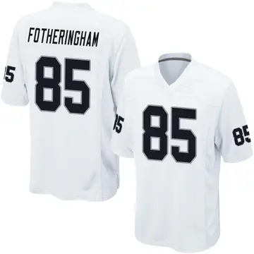 Nike Cole Fotheringham Youth Game Las Vegas Raiders White Jersey