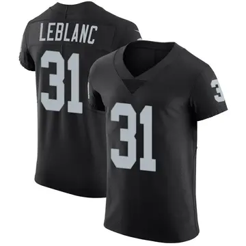 Nike Cre'Von LeBlanc Men's Elite Las Vegas Raiders Black Team Color Vapor Untouchable Jersey