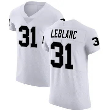 Nike Cre'Von LeBlanc Men's Elite Las Vegas Raiders White Vapor Untouchable Jersey