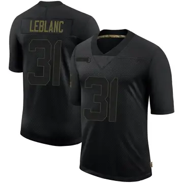 Nike Cre'Von LeBlanc Men's Limited Las Vegas Raiders Black 2020 Salute To Service Jersey