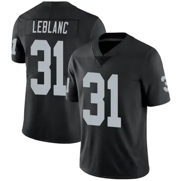 Nike Cre'Von LeBlanc Men's Limited Las Vegas Raiders Black Team Color Vapor Untouchable Jersey