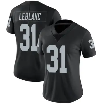 Nike Cre'Von LeBlanc Women's Limited Las Vegas Raiders Black Team Color Vapor Untouchable Jersey