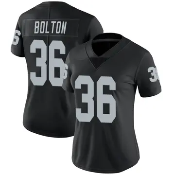 Nike Curtis Bolton Women's Limited Las Vegas Raiders Black Team Color Vapor Untouchable Jersey