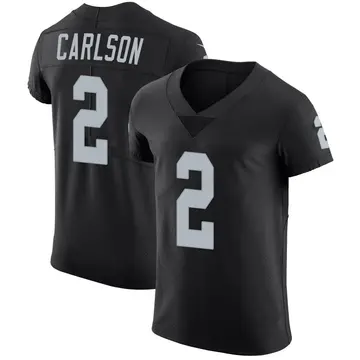 Nike Daniel Carlson Men's Elite Las Vegas Raiders Black Team Color Vapor Untouchable Jersey