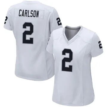 Nike Daniel Carlson Women's Game Las Vegas Raiders White Jersey