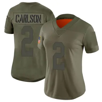 Nike Daniel Carlson Women's Limited Las Vegas Raiders Camo 2019 Salute to Service Jersey