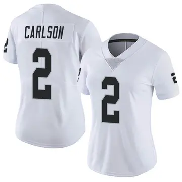 Nike Daniel Carlson Women's Limited Las Vegas Raiders White Vapor Untouchable Jersey
