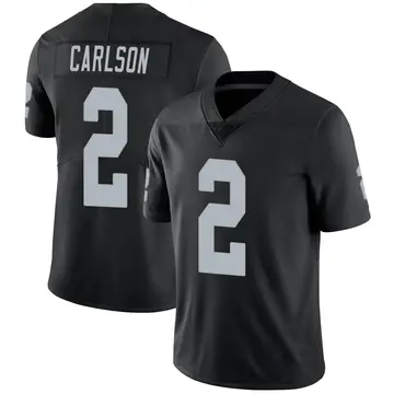 Nike Daniel Carlson Youth Limited Las Vegas Raiders Black Team Color Vapor Untouchable Jersey