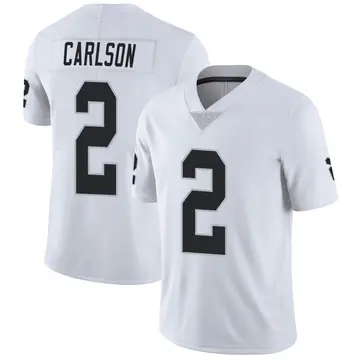 Nike Daniel Carlson Youth Limited Las Vegas Raiders White Vapor Untouchable Jersey