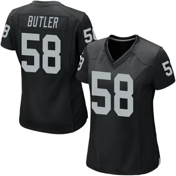 Nike Darien Butler Women's Game Las Vegas Raiders Black Team Color Jersey