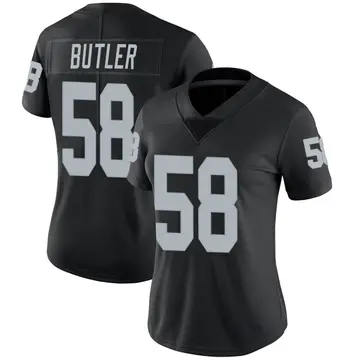 Nike Darien Butler Women's Limited Las Vegas Raiders Black Team Color Vapor Untouchable Jersey