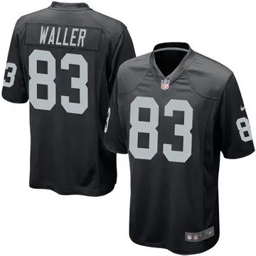 Nike Darren Waller Men's Game Las Vegas Raiders Black Team Color Jersey