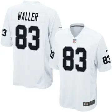 Nike Darren Waller Men's Game Las Vegas Raiders White Jersey