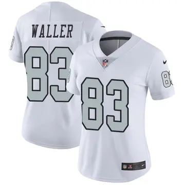 Nike Darren Waller Women's Limited Las Vegas Raiders White Color Rush Jersey