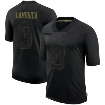 Nike Daryle Lamonica Men's Limited Las Vegas Raiders Black 2020 Salute To Service Jersey