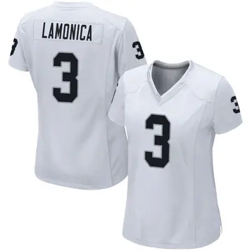 Nike Daryle Lamonica Women's Game Las Vegas Raiders White Jersey