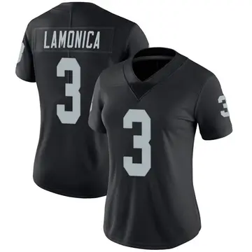 Nike Daryle Lamonica Women's Limited Las Vegas Raiders Black Team Color Vapor Untouchable Jersey