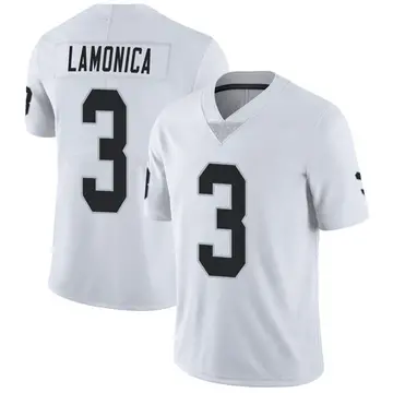 Nike Daryle Lamonica Youth Limited Las Vegas Raiders White Vapor Untouchable Jersey