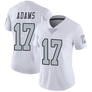 Nike Davante Adams Women's Limited Las Vegas Raiders White Color Rush Jersey