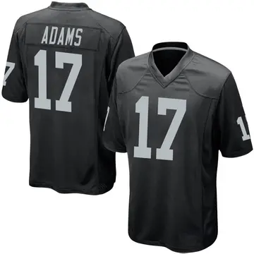 Nike Davante Adams Youth Game Las Vegas Raiders Black Team Color Jersey