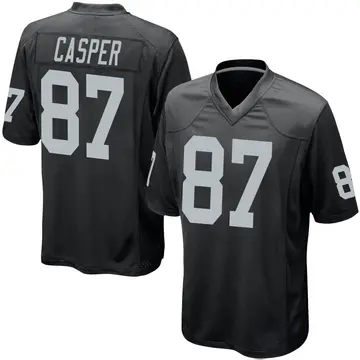 Nike Dave Casper Men's Game Las Vegas Raiders Black Team Color Jersey