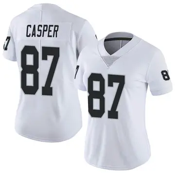 Nike Dave Casper Women's Limited Las Vegas Raiders White Vapor Untouchable Jersey