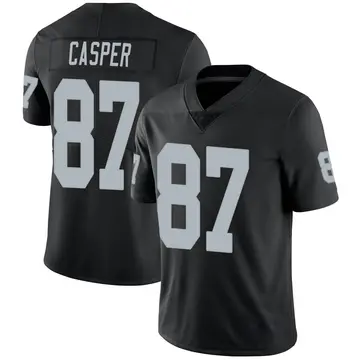Nike Dave Casper Youth Limited Las Vegas Raiders Black Team Color Vapor Untouchable Jersey