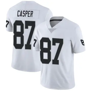 Nike Dave Casper Youth Limited Las Vegas Raiders White Vapor Untouchable Jersey
