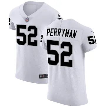 Nike Denzel Perryman Men's Elite Las Vegas Raiders White Vapor Untouchable Jersey