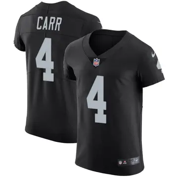 Nike Derek Carr Men's Elite Las Vegas Raiders Black Team Color Vapor Untouchable Jersey