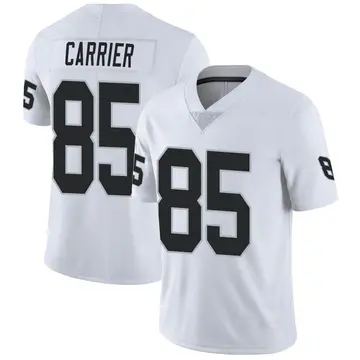 Nike Derek Carrier Men's Limited Las Vegas Raiders White Vapor Untouchable Jersey