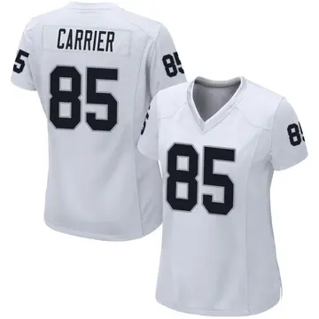 Nike Derek Carrier Women's Game Las Vegas Raiders White Jersey