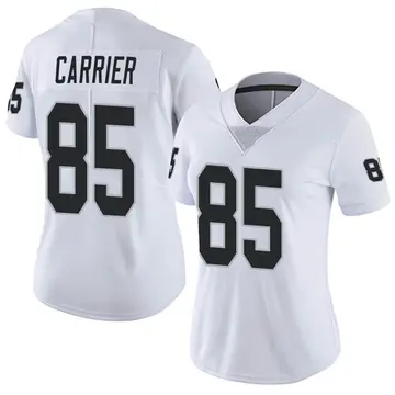 Nike Derek Carrier Women's Limited Las Vegas Raiders White Vapor Untouchable Jersey