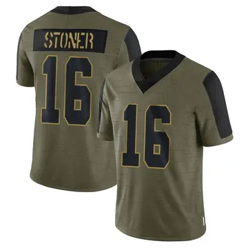 Nike Dillon Stoner Youth Limited Las Vegas Raiders Olive 2021 Salute To Service Jersey