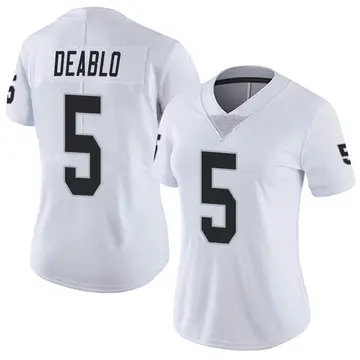 Nike Divine Deablo Women's Limited Las Vegas Raiders White Vapor Untouchable Jersey