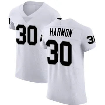 Nike Duron Harmon Men's Elite Las Vegas Raiders White Vapor Untouchable Jersey