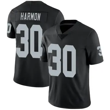 Nike Duron Harmon Men's Limited Las Vegas Raiders Black Team Color Vapor Untouchable Jersey