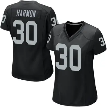 Nike Duron Harmon Women's Game Las Vegas Raiders Black Team Color Jersey
