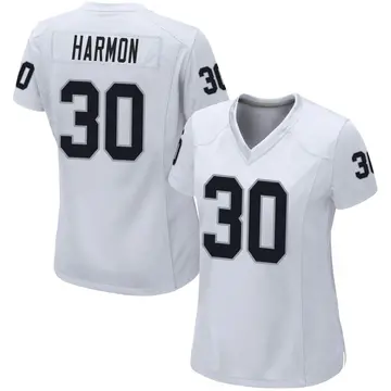 Nike Duron Harmon Women's Game Las Vegas Raiders White Jersey