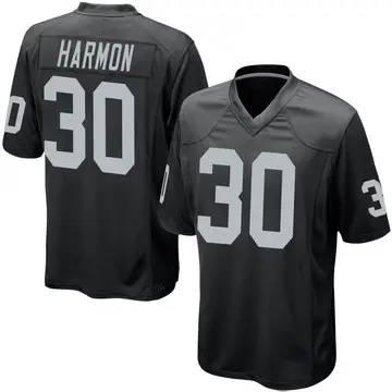Nike Duron Harmon Youth Game Las Vegas Raiders Black Team Color Jersey